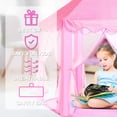thumbnail image 4 of Tienda de campaña Wilwolfer Princess para niñas con grandes luces en forma de estrella Wilwolfer Wilwolfer, 4 of 7