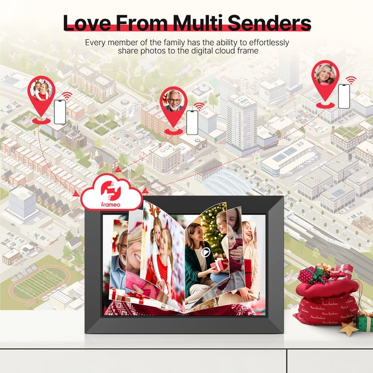 TEMASH Frameo 10.1 Inch WiFi Digital Picture Frame photo 4