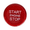 thumbnail image 3 of Ignition Button Sticker Red Carbon Fiber Ignition Start Button Cover Trim Fit For A3 A4 A5 A6 C5 C6 Q5 Q7 S6 S7, 3 of 8