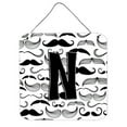 thumbnail image 2 of Carolines Treasures CJ2009-YDS66 Letter Y Moustache Initial Wall or Door Hanging Prints 6HX6W multicolor, 2 of 7