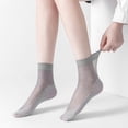thumbnail image 6 of 10Pairs Womens Sheer Ankle Socks Thin Nylons Socks Stockings Cool Short Socks See Through Silk Socks Hosiery, 6 of 8
