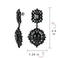 thumbnail image 4 of Bling Jewelry Womens Crystal Art Deco Vintage Gatsby Gemstone Dangle Earrings, 4 of 4