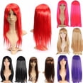 thumbnail image 1 of Sexy Girl Long Straight Cartoon Cosplay Anime Costume Synthetic Full Hair Wig, 1 of 6