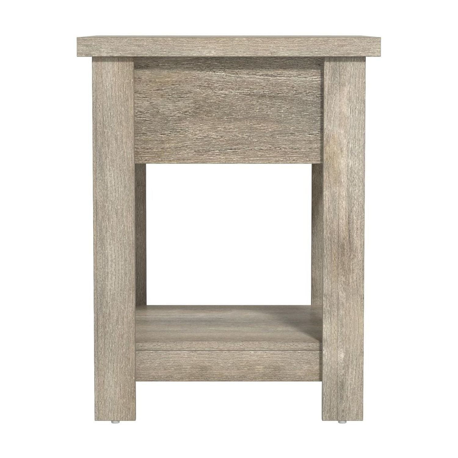 Hillsdale Coover Wood End Table with 1 Drawer