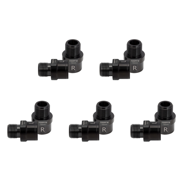 1 par de extensores de pedal de 16 mm para bicicleta de carretera MTB (Negro)