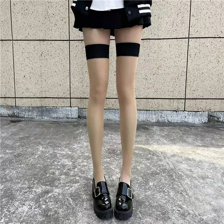 

2 pairs Women Pantyhose Hook Silk Color Pantyhose Stockings Color random