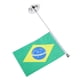 thumbnail image 4 of Small Brazil Desk Flag with Base for Decoration Polyester, 4 of 5