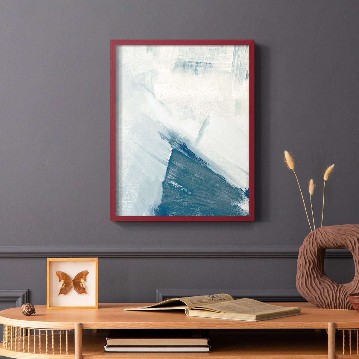 Wind Blown I Framed Print - Solid Wood in Single Picture Frame Solid Wood 2 Framed Print