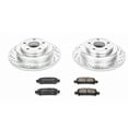 thumbnail image 3 of PowerStop Rear Z23 Evolution Sport Carbon-Fiber Ceramic Brake Pad and Drilled & Slotted Rotor Kit Fits: SUBARU Select Models K449, 3 of 10