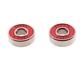 thumbnail image 3 of 10Piezas Ruedas Rodillos Mini Tablero Longboard de Repuesto para Monopatín para Rodamientos de bolas ABEC-9 608RS (8,5 x 21,5 x 7 mm) rojo Macarena Roller Skate Wheel Bearings, 3 of 8