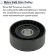 thumbnail image 6 of Unique Bargains Drive Belt Idler Pulley for Porsche Cayenne 2011-2018 Serpentine Tensioner Pulley Idler  No.95510211921 Plastic Black 1 Pcs, 6 of 6