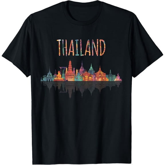 Colorful Travel Thailand Asia TShirt Family Matching Tee T-Shirt
