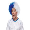 thumbnail image 1 of Blue And Opaque White Sports Wig, 1 of 1