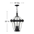 thumbnail image 2 of Hinkley Lighting - Three Light Hanging Lantern - San Clemente - 3 Light Large, 2 of 4