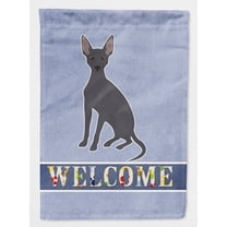 Peruvian Hairless Dog Welcome Flag Canvas House Size