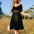 thumbnail image 4 of Vestido de manga corta Groovy Soul Pop Art vestidos de cóctel Ropa femenina Vestido, 4 of 7