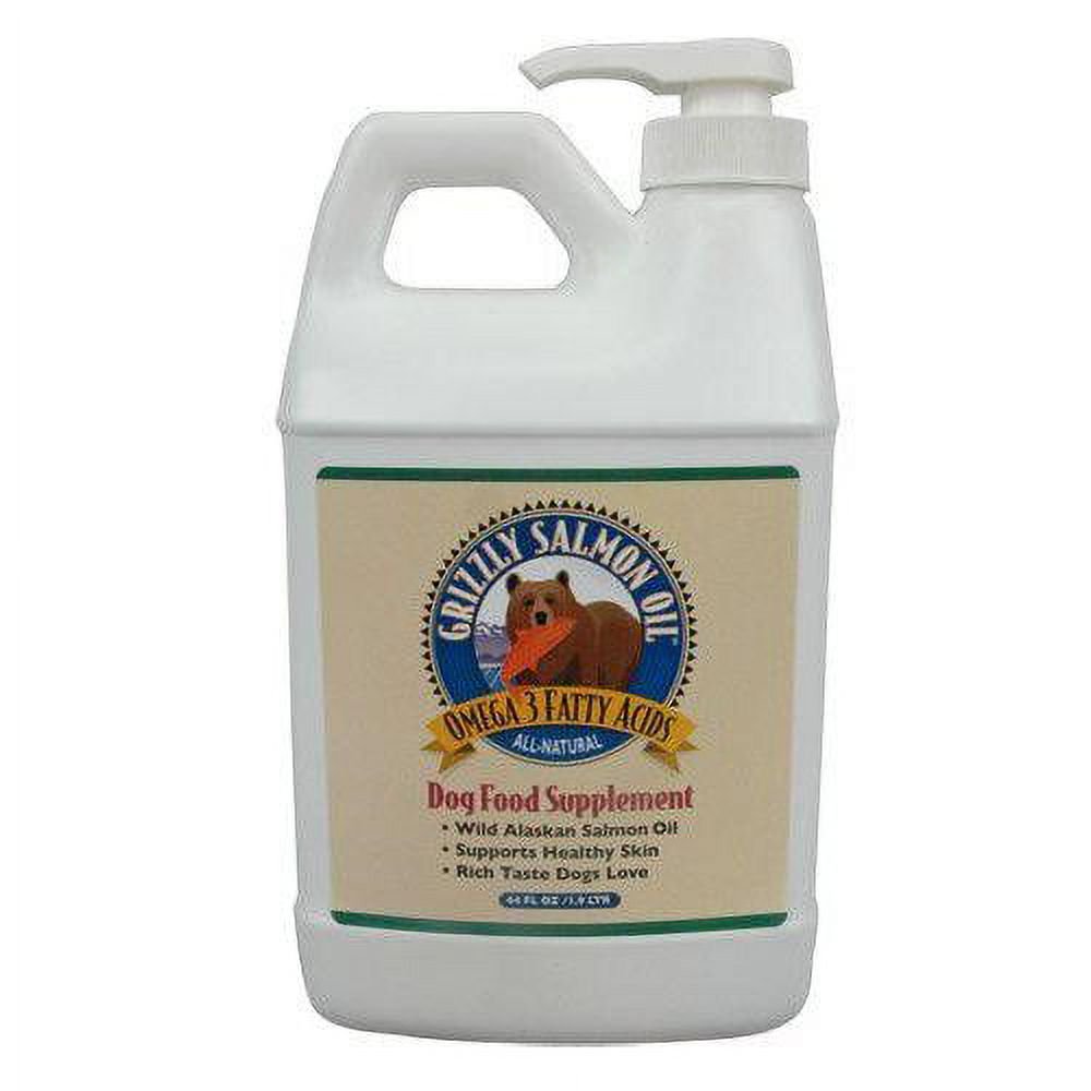 Grizzly Salmon Oil for Dogs, 64 oz.
