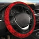 thumbnail image 5 of Fotbe Red Rose Funda para Volante Universal de 15 pulgadas, Accesorios para Auto para Hombre y Mujer, Protector de Volante Cómodo para SUV y Sedán, 5 of 6