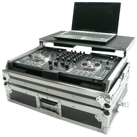 Harmony DJ HCNVLT Flight Ready Glide Laptop Stand Road DJ Case fits Numark