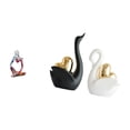 thumbnail image 1 of Figura Decorativa Abstracta De Un Cisne Pensador, Estatua De Resina, Adorno De Escritorio, Escultura Coleccionable Para Dormitorio, Cajón, Oficina, Tienda, Estantería, Entrada O Mesa., 1 of 8