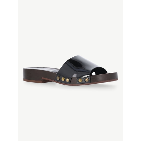 No Boundaries Studded Clog Sandals, Women's