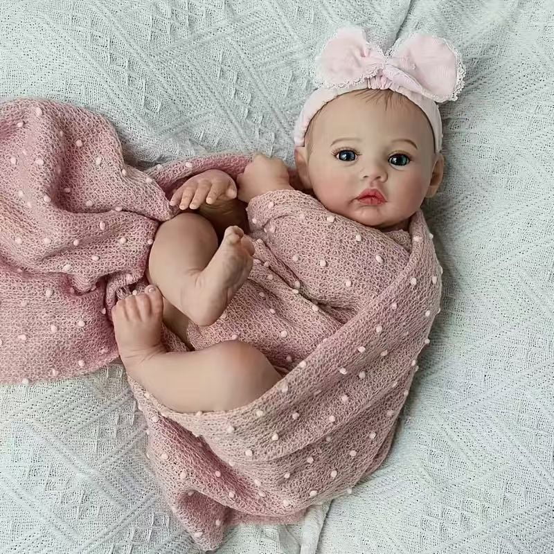 Dayoff Kids Lifelike Reborn Baby Dolls - 18 Inch Realistic Baby Doll (No Accessories) For Kids Age 3+