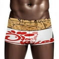 thumbnail image 3 of Chick Fa La Men's Mesh Boxer Briefs Cooling Breathable Sports Underwear Vertical Fly, 3 of 5