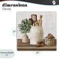 thumbnail image 4 of Stupell Industries Farmhouse Country Kitchen & Eggs Canvas Art, 17 x 17, by White Ladder, 4 of 8