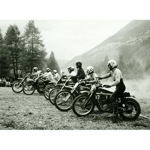 Artehouse Fine Art Print Bultaco Motocross Starting Gate Photo Archival Paper 32 X 44 Walmart Com Walmart Com
