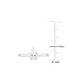 thumbnail image 3 of 1.00 Carat (Ctw) Lab-Created Pear-Cut Moissanite Engagement Ring in Sterling Silver for Women, 3 of 6