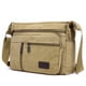 thumbnail image 3 of Bolso tipo cartera ligero bandolera informal cruzado para hombre lona gran capacidad múltiples bolsillos escolar, 3 of 9