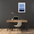 thumbnail image 3 of Roko, Ken 13x18 White Modern Wood Framed Museum Art Print Titled - Indigo Range, 3 of 4