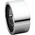 thumbnail image 6 of 10mm Flat Comfort Fit Band in 14k White Gold - Size 11.5, 6 of 9
