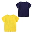 thumbnail image 5 of 2-Pack Little Boys T-Shirts Luminous Shark Short Sleeve O Neck Top, Size for 18M-6T, 5 of 7