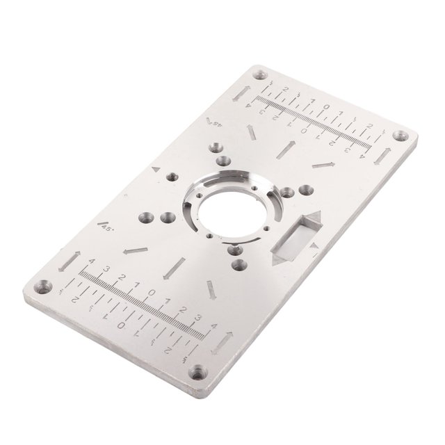 Plaque d'Insertion de Table de Guide de Broyage, Machine de Découpe de Menuiserie Flip Routeur Flip Plaque de Découpe Flip Installation Facile