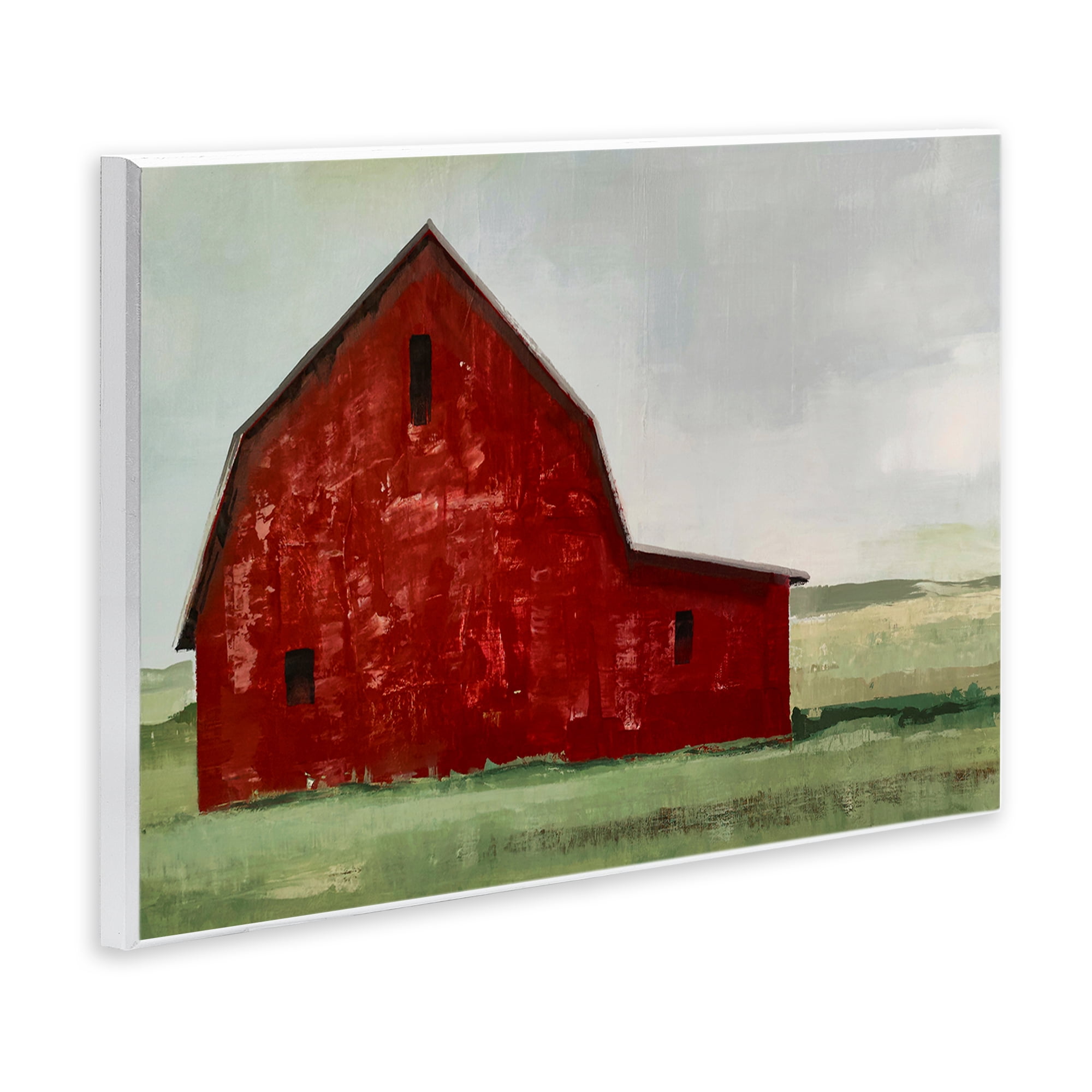 Stupell Industries Red Weathered & Wise Barn Wall Plaque Art, design by Max Maxx