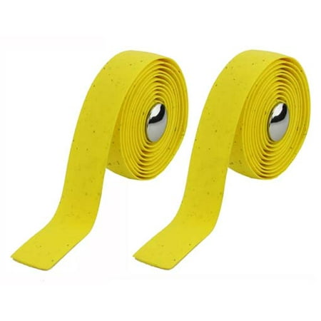 - EVA Cork Handlebar Tape Yellow. Bike handle bar tape, bicycle Bike handle bar tape, beach cruiser, mountain bike, track, fixie