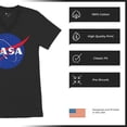 thumbnail image 6 of NASA Meatball Logo Men's V-Neck T-shirt Iconic American Astronaut Space Souvenir, 6 of 7