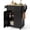 Black, variant on Asofer 33.6" Kitchen Island Cart with Storage, Adjustable Shelf & Drawer, for Dining Room, Retro