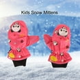 thumbnail image 3 of Guantes de Nieve Gruesos para Niños, Guantes de Esquí imperes un prueBa de viento, Guantes de Invierno Cálidos para Niños y Niñas Con Diseño de Unión de Dedos, Diseño., 3 of 7