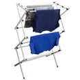 thumbnail image 1 of Home Basics Collapsible Metal Clothes Drying Rack, Silver, 27x14x43 Inches, 1 of 7