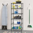 thumbnail image 2 of Dkelincs 6 Tier Wire Shelving Storage Shelves Detachable Metal Shelf 900 Lbs Weight Capacity, Black, 2 of 7