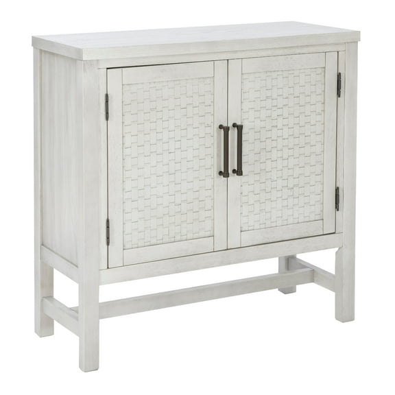 Powell Prestbury 2-Door Accent Cabinet, Pebble Gray