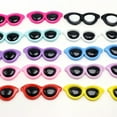 thumbnail image 2 of U8MO 20pcs Mini Sunglasses Resin Flatback Beads Cute Slime Charms Cabochons 1.6", 2 of 9