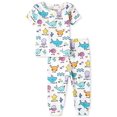 thumbnail image 2 of The Children's Place Ensemble de Pyjama 2 Pcs en Coton 100 % pour Bébé et Tout-Petit, SEA Creature, 4T, 2 of 2