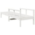 thumbnail image 5 of vidaXL Sun Lounger White Solid Pine Wood 78.5x24.4x21.7 in, 5 of 6
