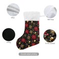 thumbnail image 4 of Ryvnso Christmas Stockings Christmas Snowflakes Flowers 17.7" Large Stocking Decoration 2 Pack, 4 of 7
