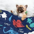 thumbnail image 3 of Naloa Colorful Excavator Dog Blanket, 3 Sizes Cat Blanket for Indoor Cats Large Medium Small Dog Gifts-Large, 3 of 8