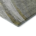 thumbnail image 3 of Addison Rugs Mayfield Premium Machine Washable Transitional Swirls Aloe Runner Rug, 2'3" X 7'6" Machine Washable Transitional Swirls Aloe Oversized Sherpa Throw Blanket, 3 of 6
