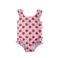 thumbnail image 1 of ZOOCCHINI - Baby Ruffled 1 Piece Swimsuit - Strawberry 6-12M, 1 of 4